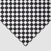 Zwart-wit gecheckte vlag racen tissuepapier (Detail)