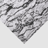 Zwart-wit, gecompliceerd marmer stonpatroon tissuepapier (Detail)