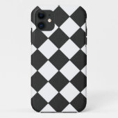 Zwart-wit gecontroleerd Case-Mate iPhone case (Achterkant)