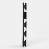 Zwart-wit gecontroleerd Case-Mate iPhone case (Achterkant/rechts)