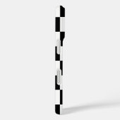 Zwart wit gecontroleerd controlepatroon Case-Mate iPhone case (Achterkant / Rechts)