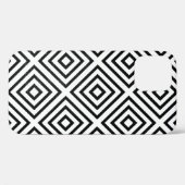 Zwart-wit gecontroleerd digitaal behang Case-Mate iPhone case (Achterkant (horizontaal))