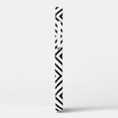 Zwart-wit gecontroleerd digitaal behang Case-Mate iPhone case (Achterkant / Links)