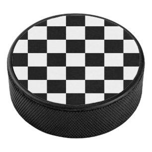 Zwart-wit gecontroleerd hockey puck