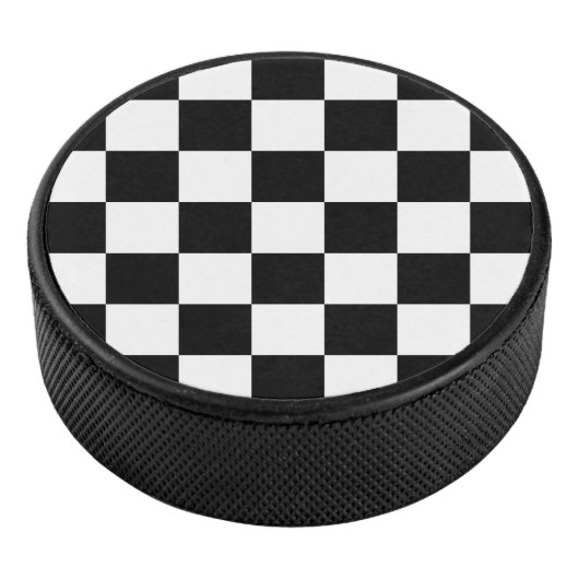 Zwart-wit gecontroleerd hockey puck (3/4)