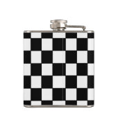 Zwart wit gecontroleerd - Kolf Heupfles (Achterkant)