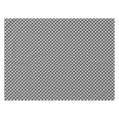 Zwart-wit gecontroleerd tafelkleed (Voorkant (Horizontaal))