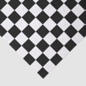 Zwart-wit gecontroleerd tissuepapier (Detail)