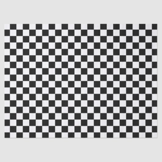 Zwart-wit gecontroleerd tissuepapier (Voorkant)