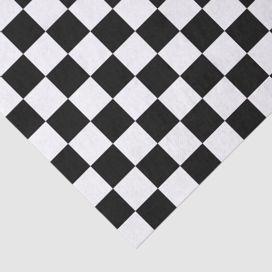 Zwart-wit gecontroleerd tissuepapier (Detail)