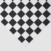 Zwart-wit gecontroleerd tissuepapier (Detail)