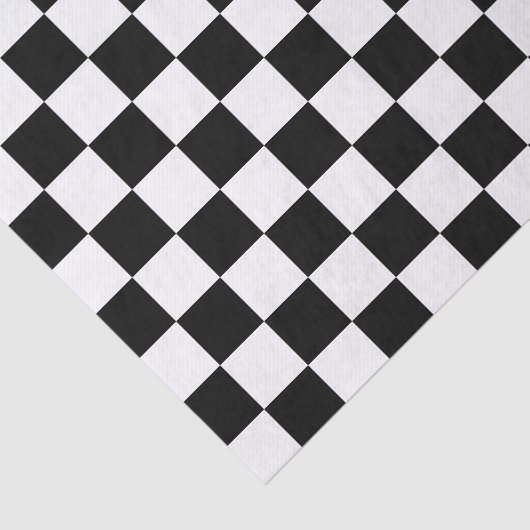 Zwart-wit gecontroleerd tissuepapier (Detail)