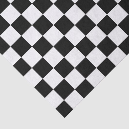 Zwart-wit gecontroleerd tissuepapier (Detail)