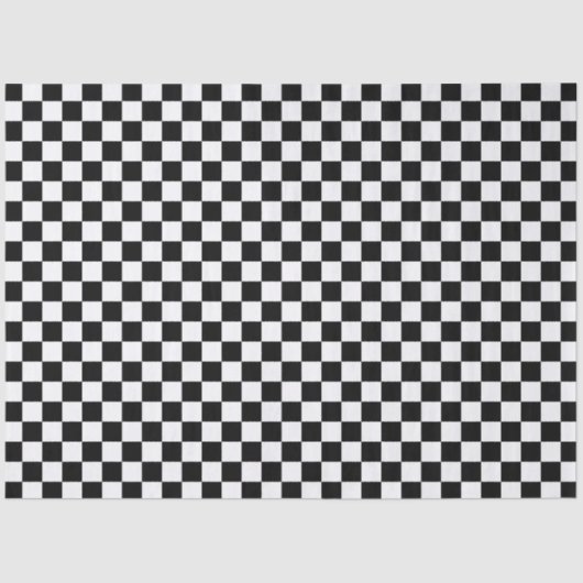 Zwart-wit gecontroleerd tissuepapier (Voorkant)