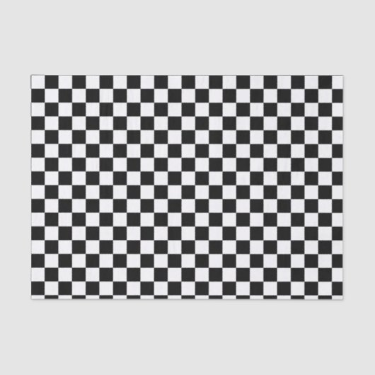 Zwart-wit gecontroleerd tissuepapier (Voorkant)