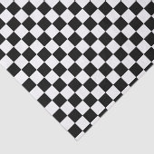 Zwart-wit gecontroleerd tissuepapier (Detail)