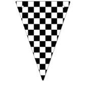 Zwart-wit gecontroleerd vlaggetjes (Tweede vlag)