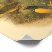 zwart wit - Geel afdrukken Poster (Hoek)