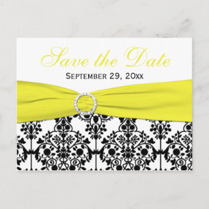 Zwart, wit, Geel Damascus sparen de Kaart van de D