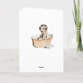 Zwart-wit gefeliciteerd met de nieuwe Kaart (Achterkant)