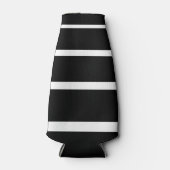 Zwart-wit gegradueerde strepen flesjeskoeler (Voorkant)