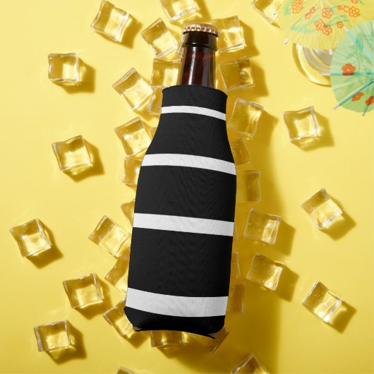 Zwart-wit gegradueerde strepen flesjeskoeler (Insitu Zomer)