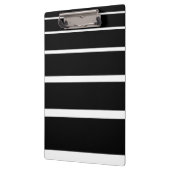 Zwart-wit gegradueerde strepen klembord (Links)
