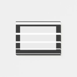 Zwart-wit gegradueerde strepen Post-It Notes