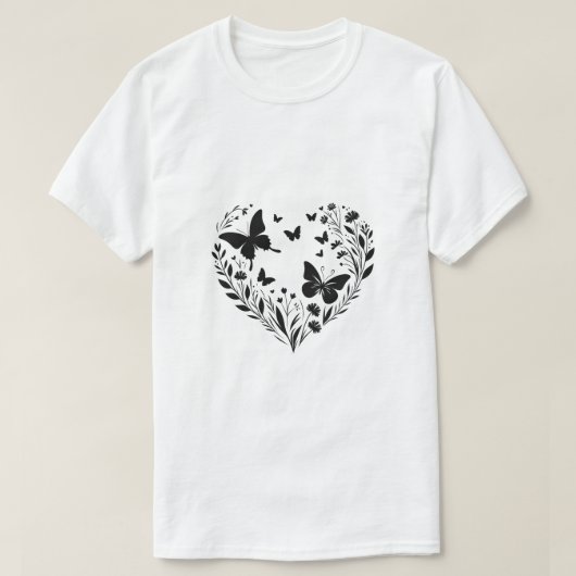 Zwart-wit geïnspireerd cadeauontwerp t-shirt (Design voorkant)