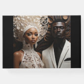 Zwart-wit Gekleed Paar AA Gastenboek (Achterkant)