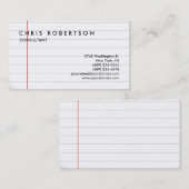 Zwart wit, gelaagd Visitekaartje papierpatroon (Voorkant / Achterkant)