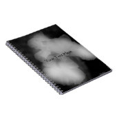 Zwart-wit gelooid Iris-ventilator Notitieboek (Rechterzijde)