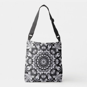 Zwart-Wit Geluk Crossbody Tas