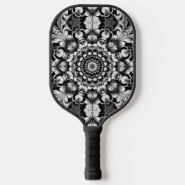 Zwart-wit geluk pickleball paddle