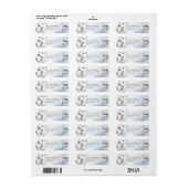 Zwart-wit Gem Etiket (Full Sheet)