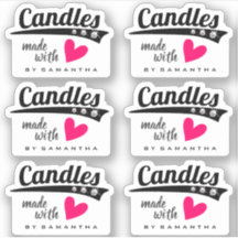 Zwart-wit gemaakt met liefdesroze hartkaarsen