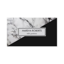 Zwart & Wit gemarmerd en driehoek