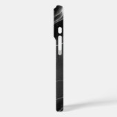 Zwart-wit gemarmerd inktpatroon - Modern Abster Case-Mate iPhone Case (Achterkant / Links)
