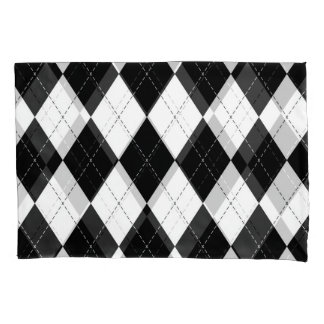 Zwart Wit Geometrisch Argyle Patroon Kussensloop