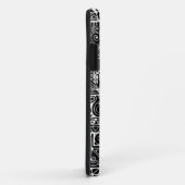 Zwart-wit geometrisch art 2 Case-Mate iPhone case (Achterkant/rechts)