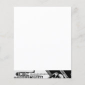 Zwart-wit geometrisch art 4 (Achterkant)
