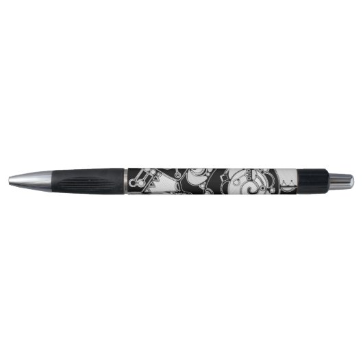 Zwart-wit geometrisch art 4 pen (Voorkant)