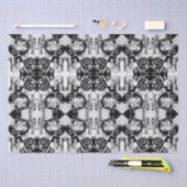 Zwart-wit geometrisch art 4 tissuepapier (Craft)