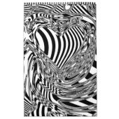 Zwart-wit geometrisch artikel 12 kalender (Hoes)