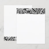 Zwart-wit geometrisch artikel 15 (Voorkant / Achterkant)