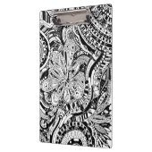 Zwart-wit geometrisch artikel 15 klembord (Links)