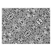 Zwart-wit Geometrisch artikel 25 Tafelkleed (Voorkant (Horizontaal))