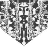 Zwart-wit Geometrisch artikel 25 Tafelkleed (Gekanteld)