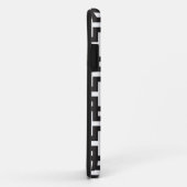 Zwart-wit geometrisch Case-Mate iPhone case (Achterkant/rechts)