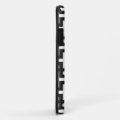 Zwart-wit geometrisch Case-Mate iPhone case (Achterkant/rechts)